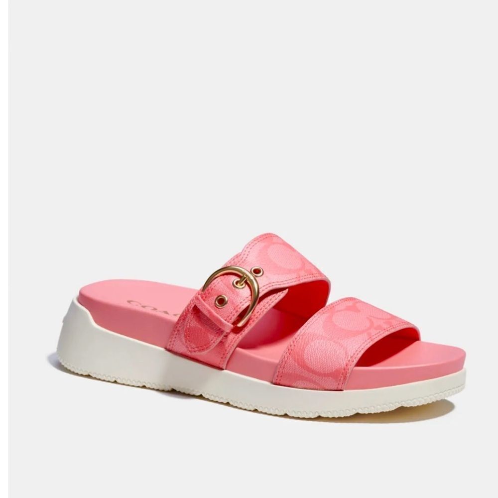 NWT Coach Gwen Signature Sandal size‎ US5B